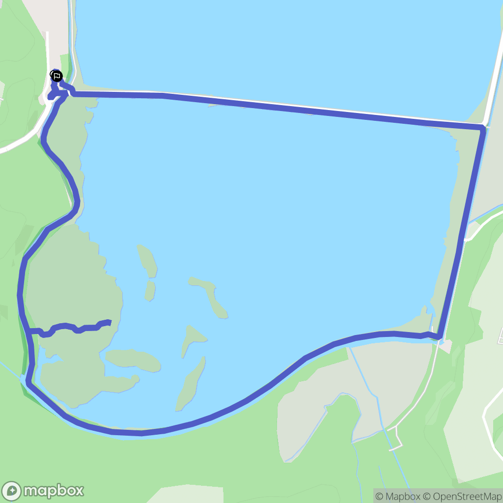 Labenne : carte du parcours de randonnée - France