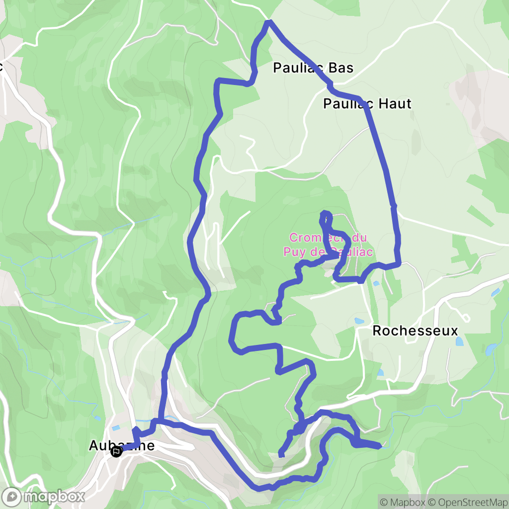 Aubazine: routekaart voor buitenactiviteiten - France