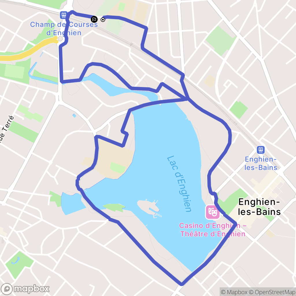 Soisy-sous-Montmorency : carte du parcours de randonnée - France