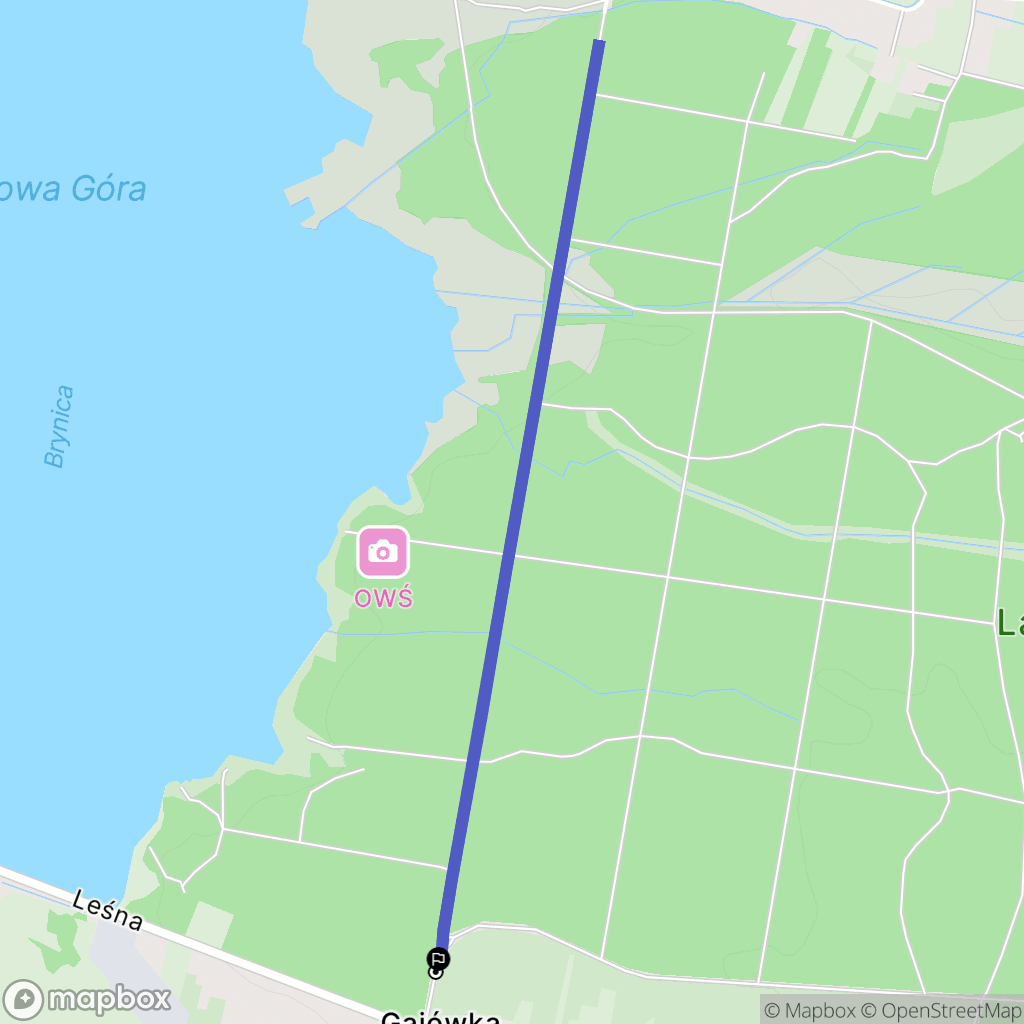 Wymysłów: mapa trasy - Poland