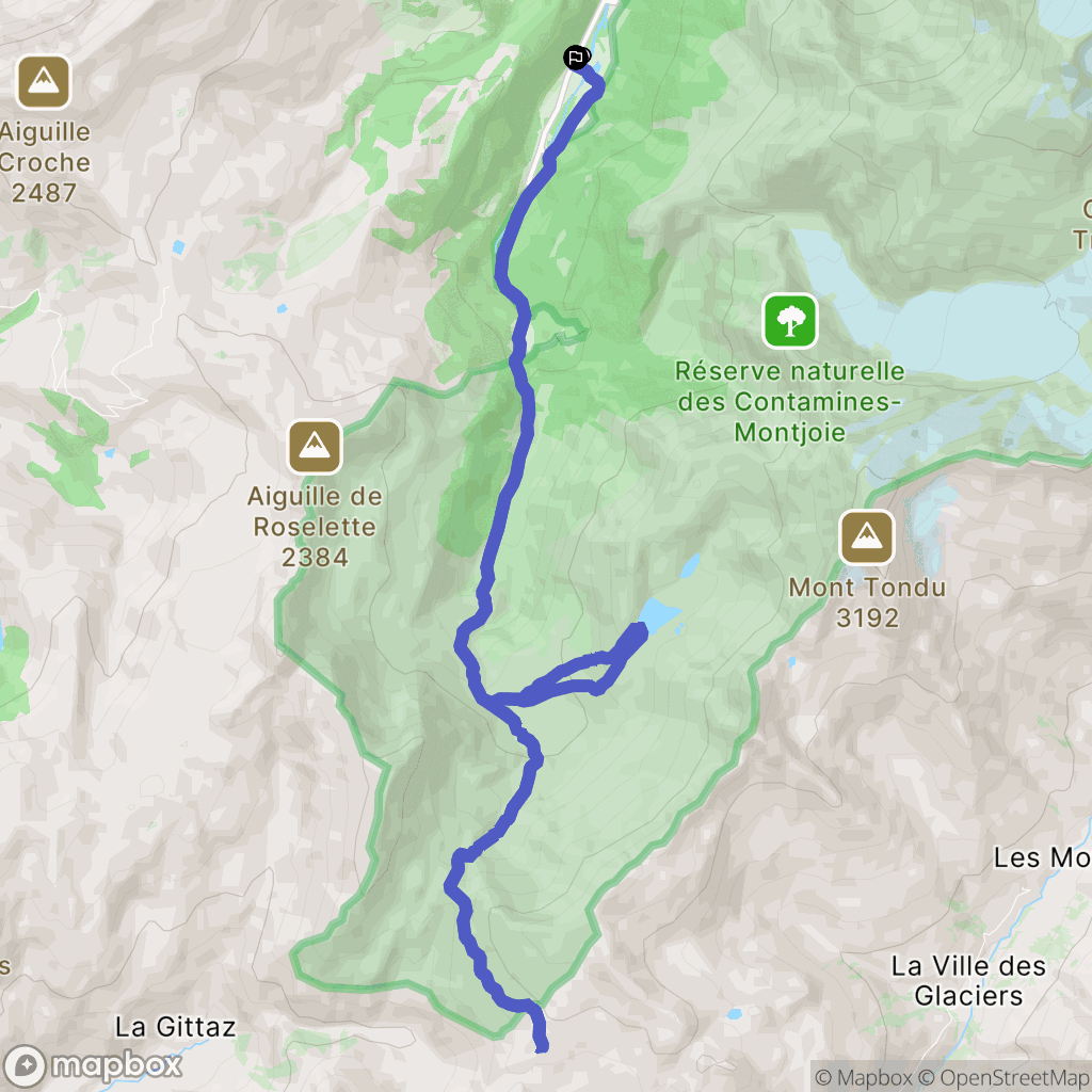 Les Contamines-Montjoie: routekaart voor buitenactiviteiten - France