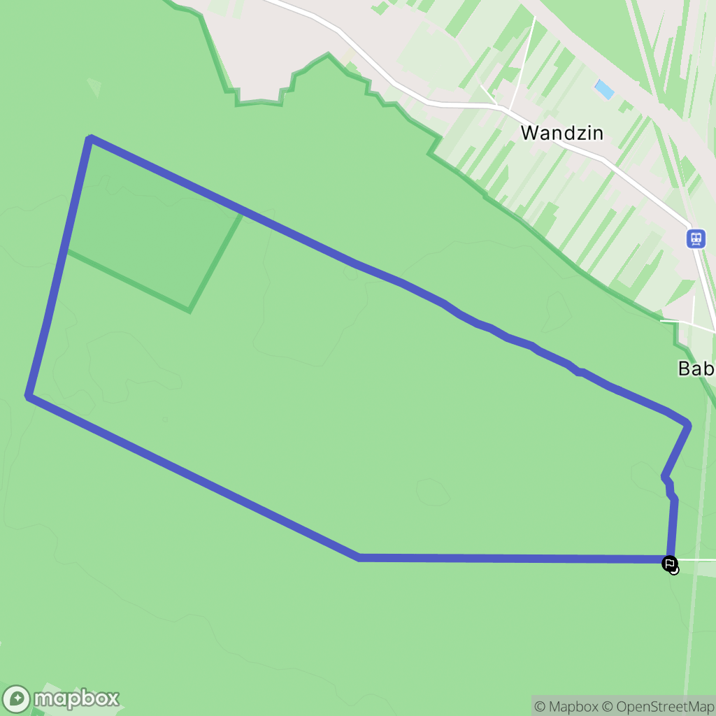 Wandzin: mapa trasy - Poland
