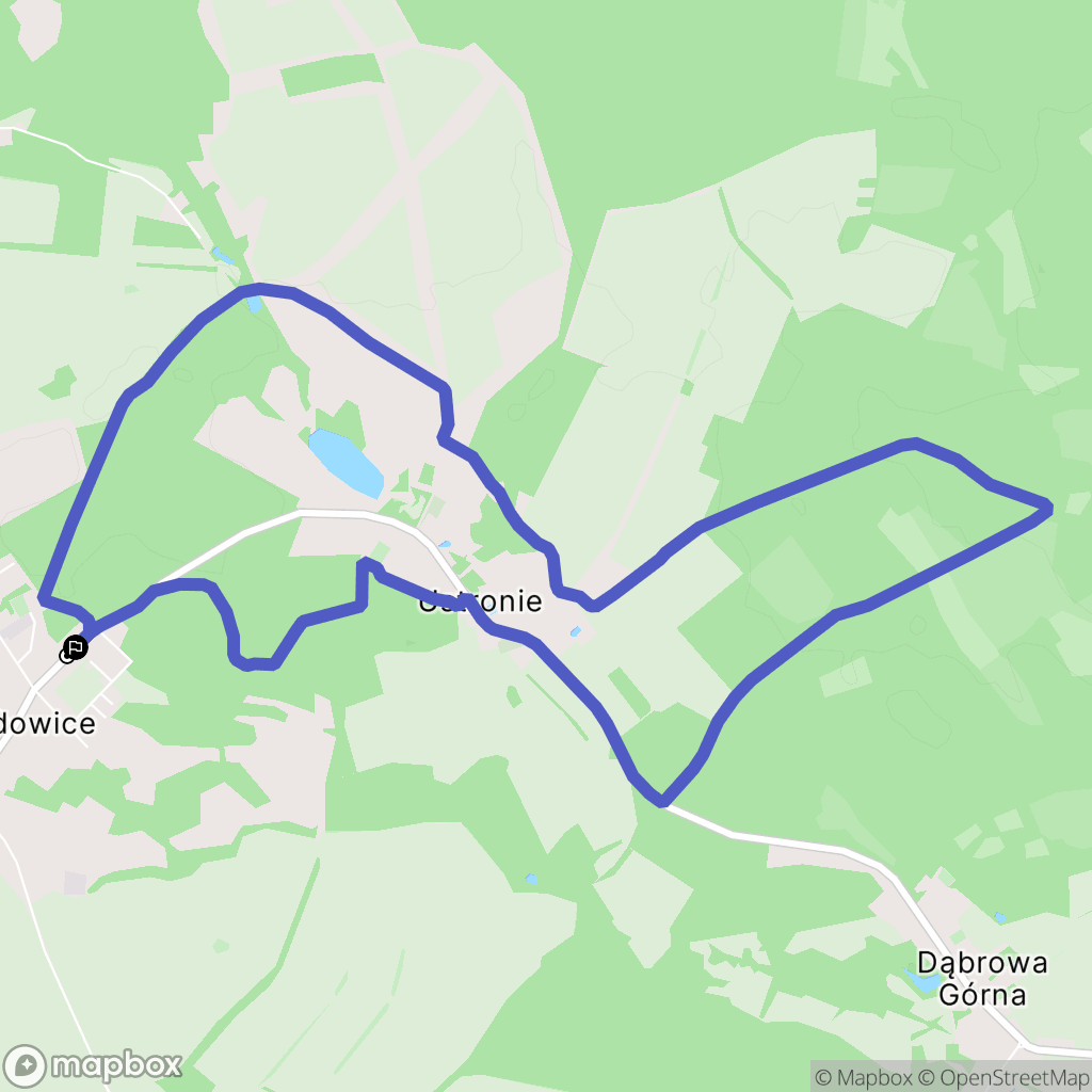 Składowice: mapa trasy - Poland