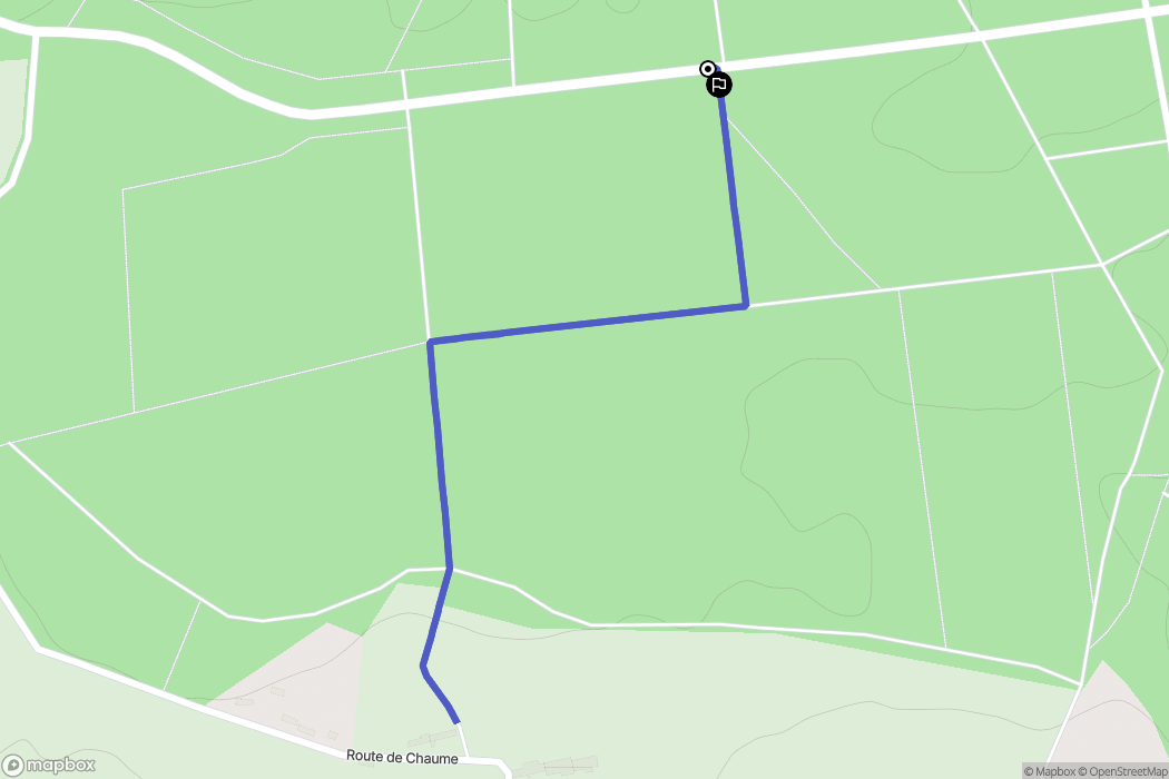 Varennes-Vauzelles : carte du parcours de randonnée - France