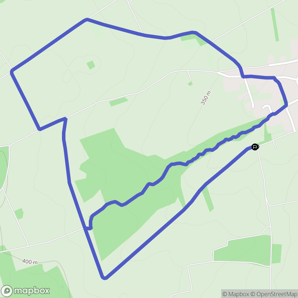 Stetten : carte du parcours de randonnée - France