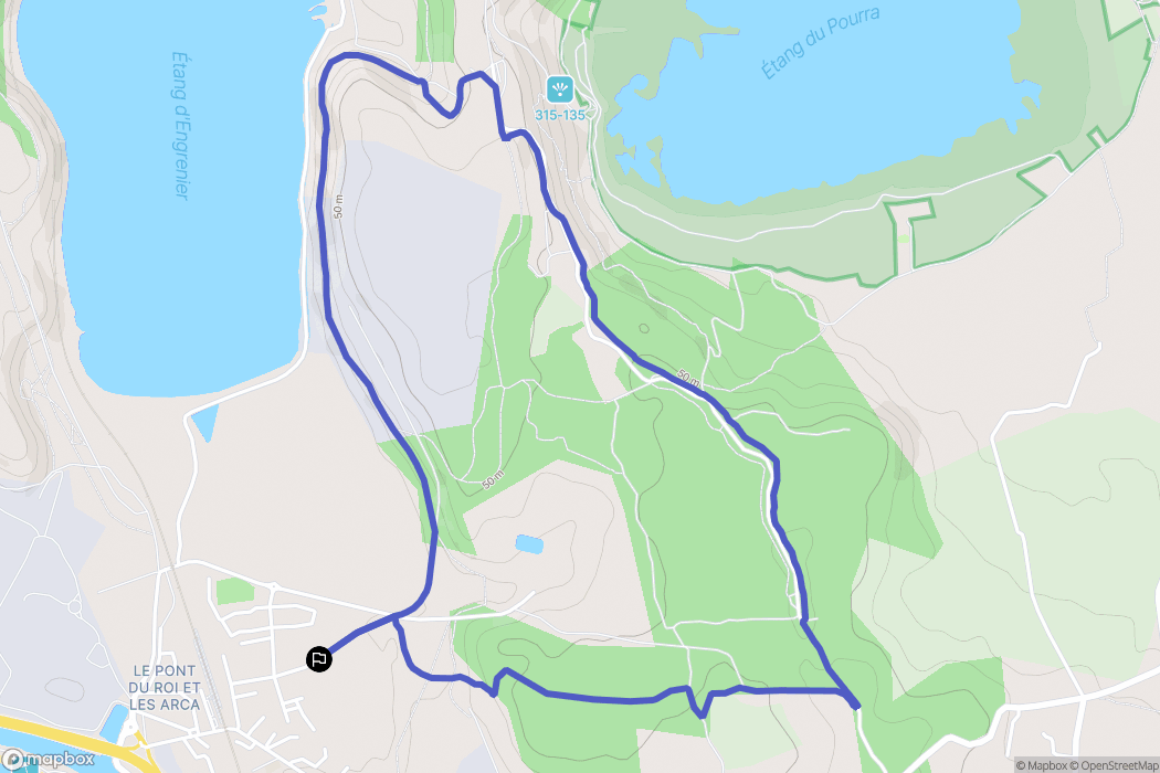 Port-de-Bouc : carte du parcours de randonnée - France