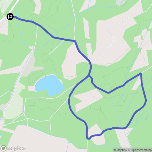 Libiąż: mapa trasy - Poland