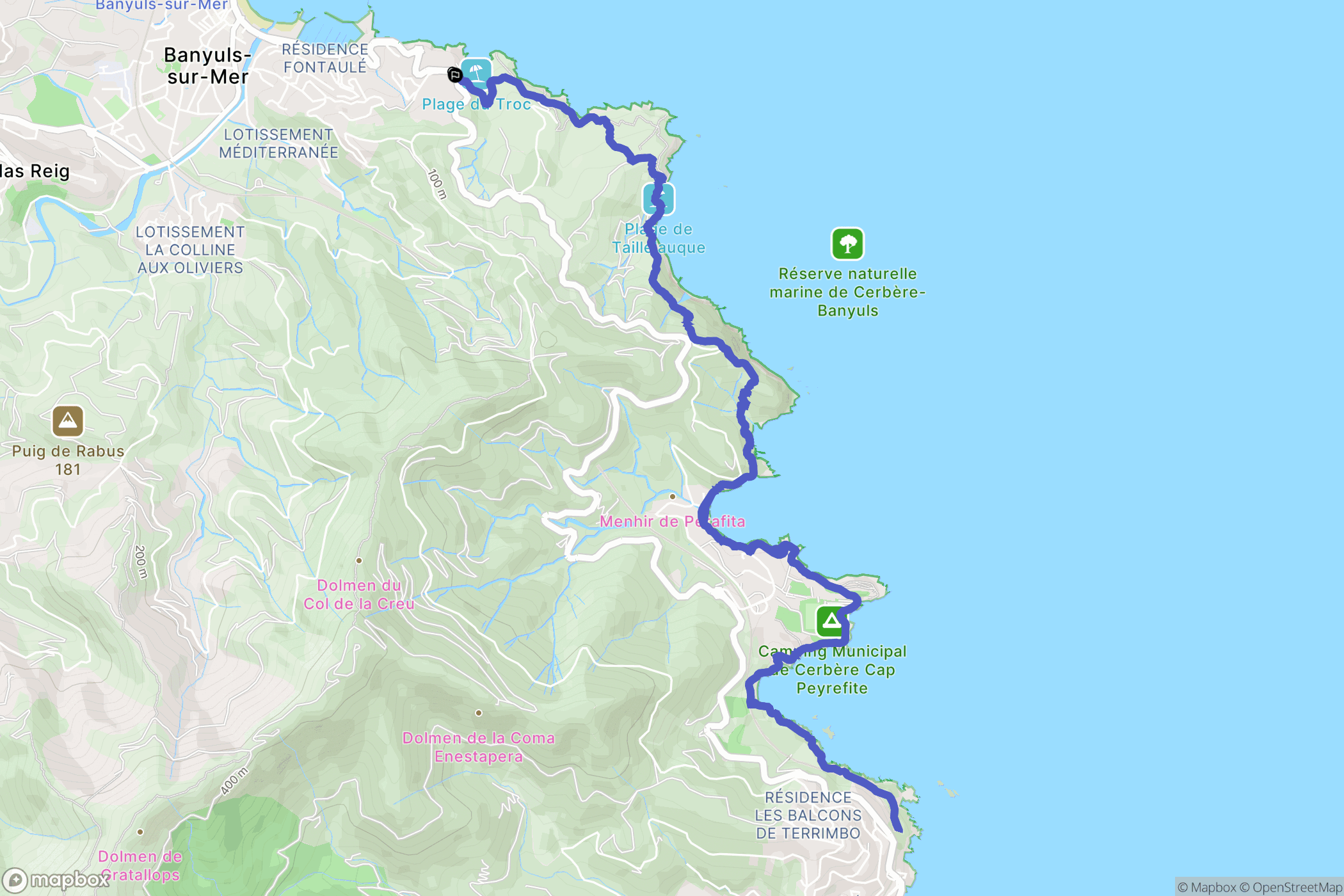 Banyuls-sur-Mer: routekaart voor buitenactiviteiten - France