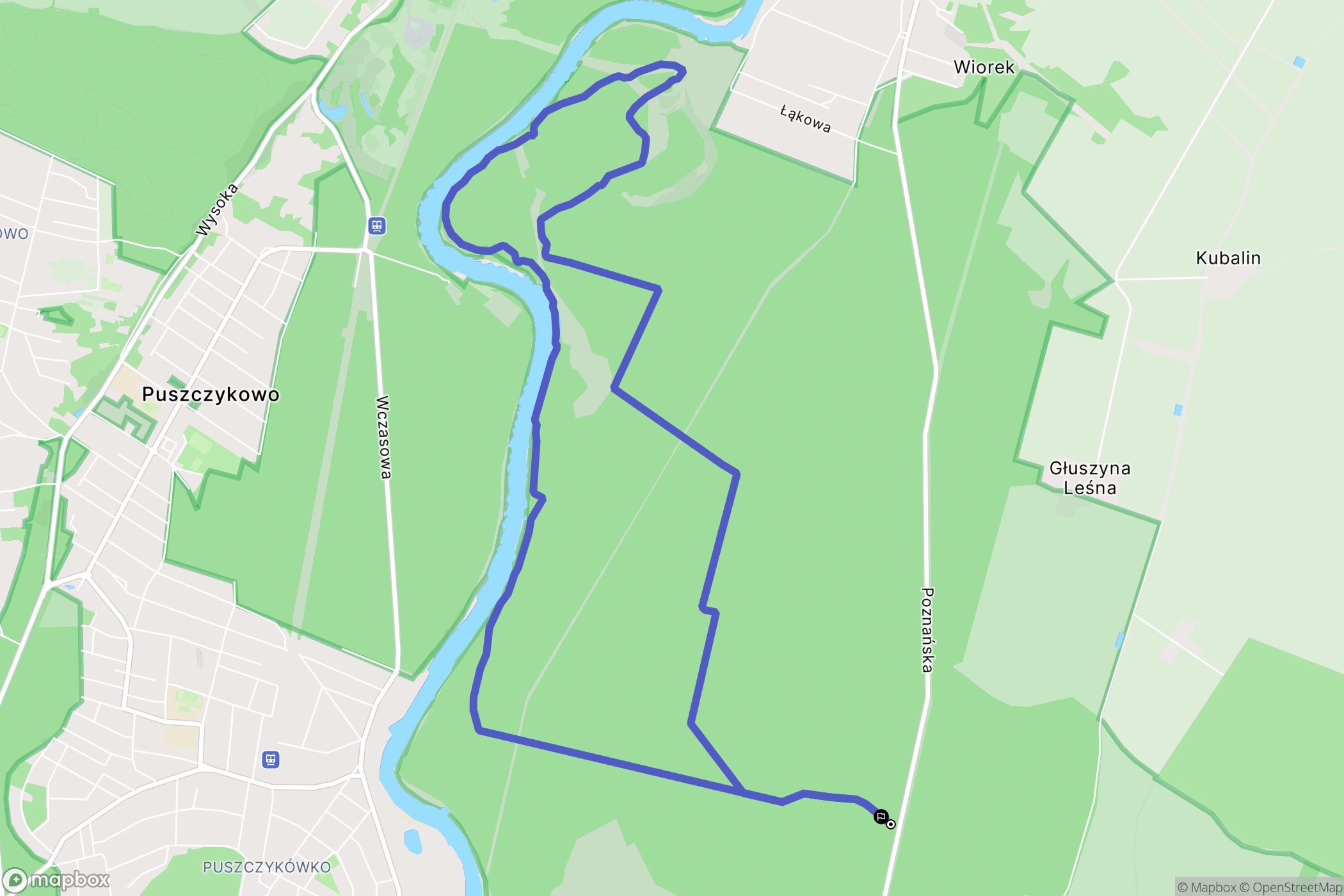 Sasinowo: mapa trasy - Poland