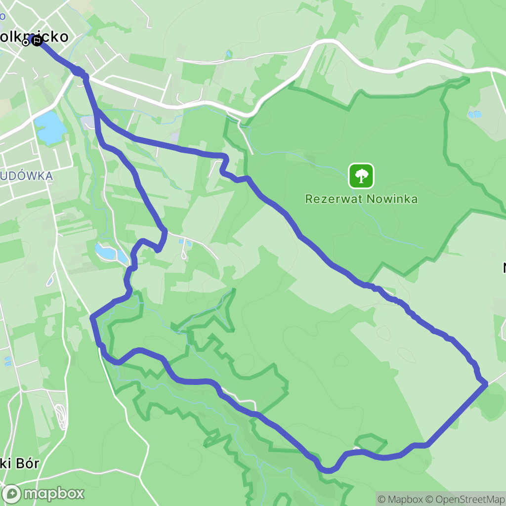 Tolkmicko: mapa trasy - Poland