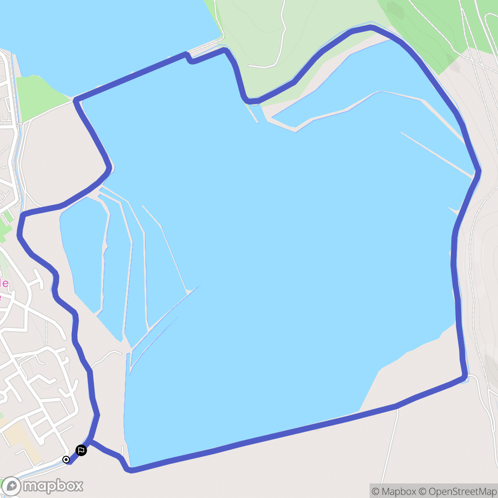 Fos-sur-Mer : carte du parcours de randonnée - France