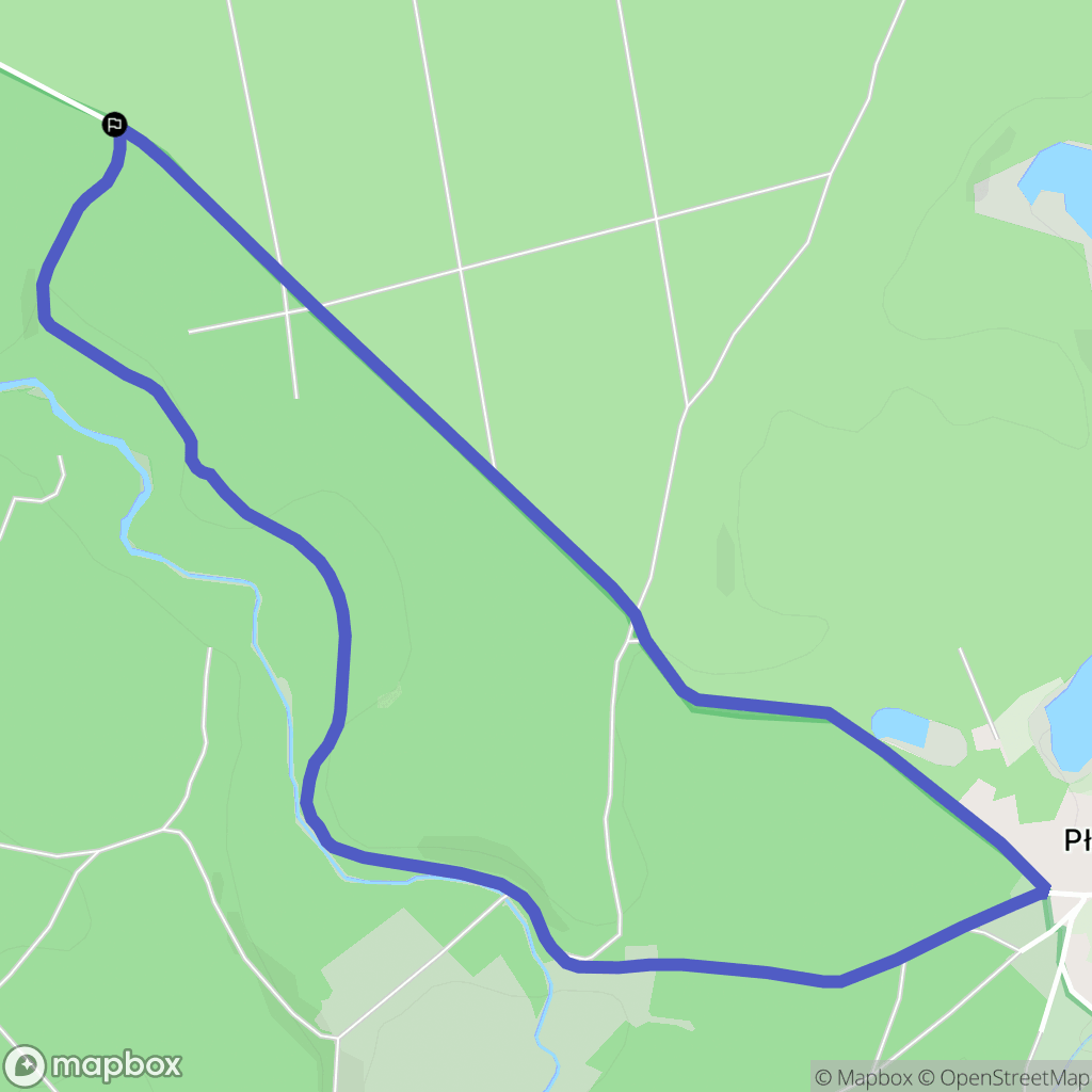 Krugliniec: mapa trasy - Poland