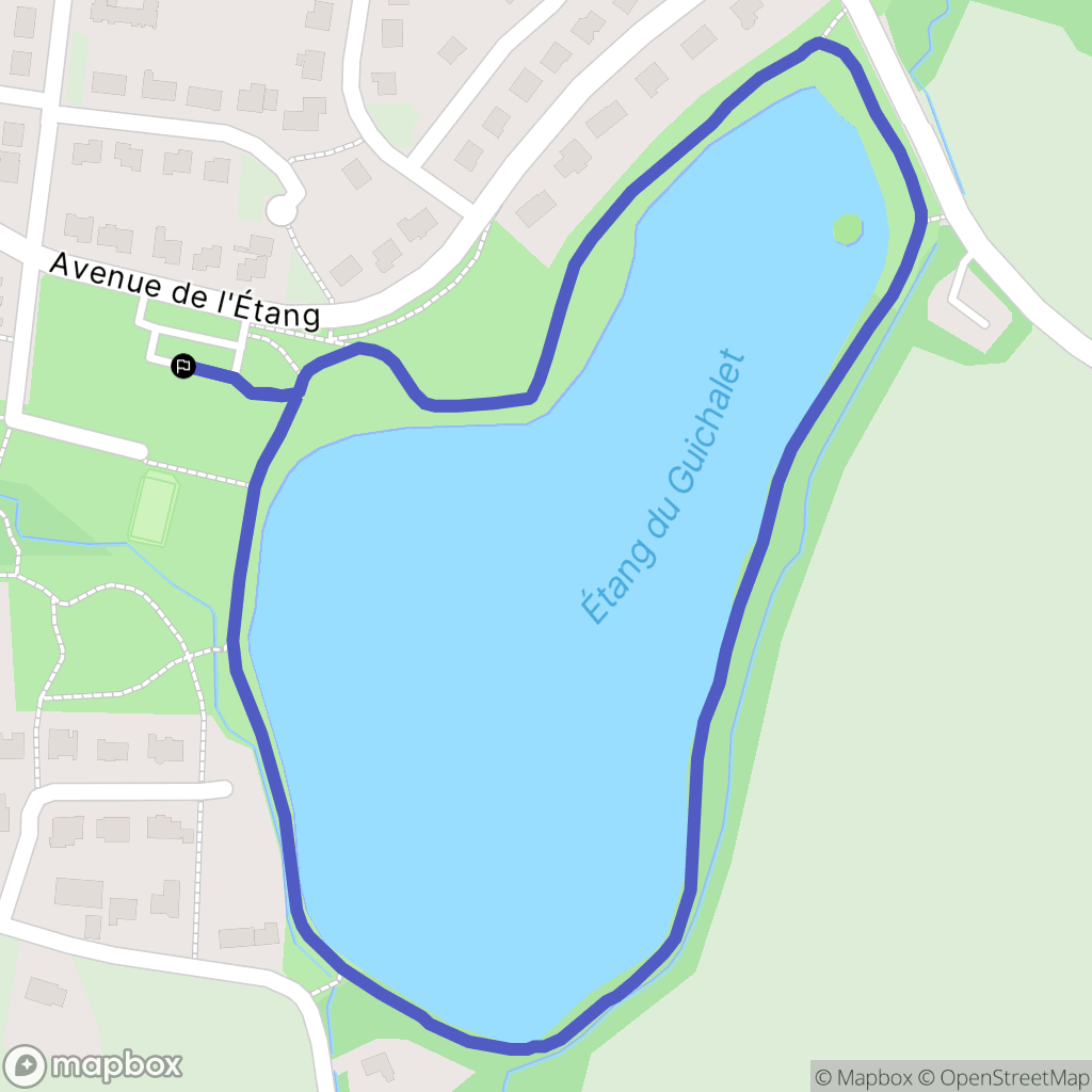Saint-Gilles : carte du parcours de randonnée - France