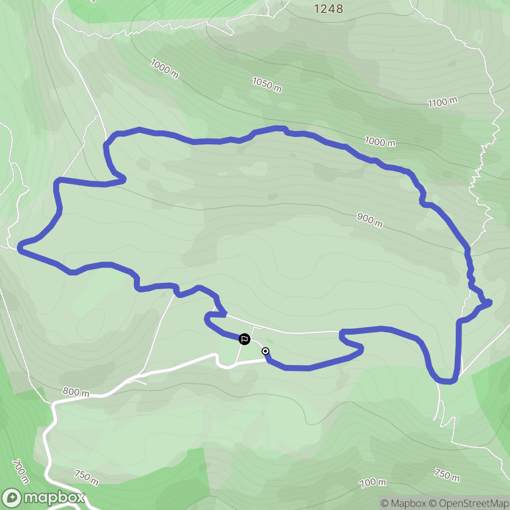 Tourrettes-sur-Loup : carte du parcours de randonnée - France