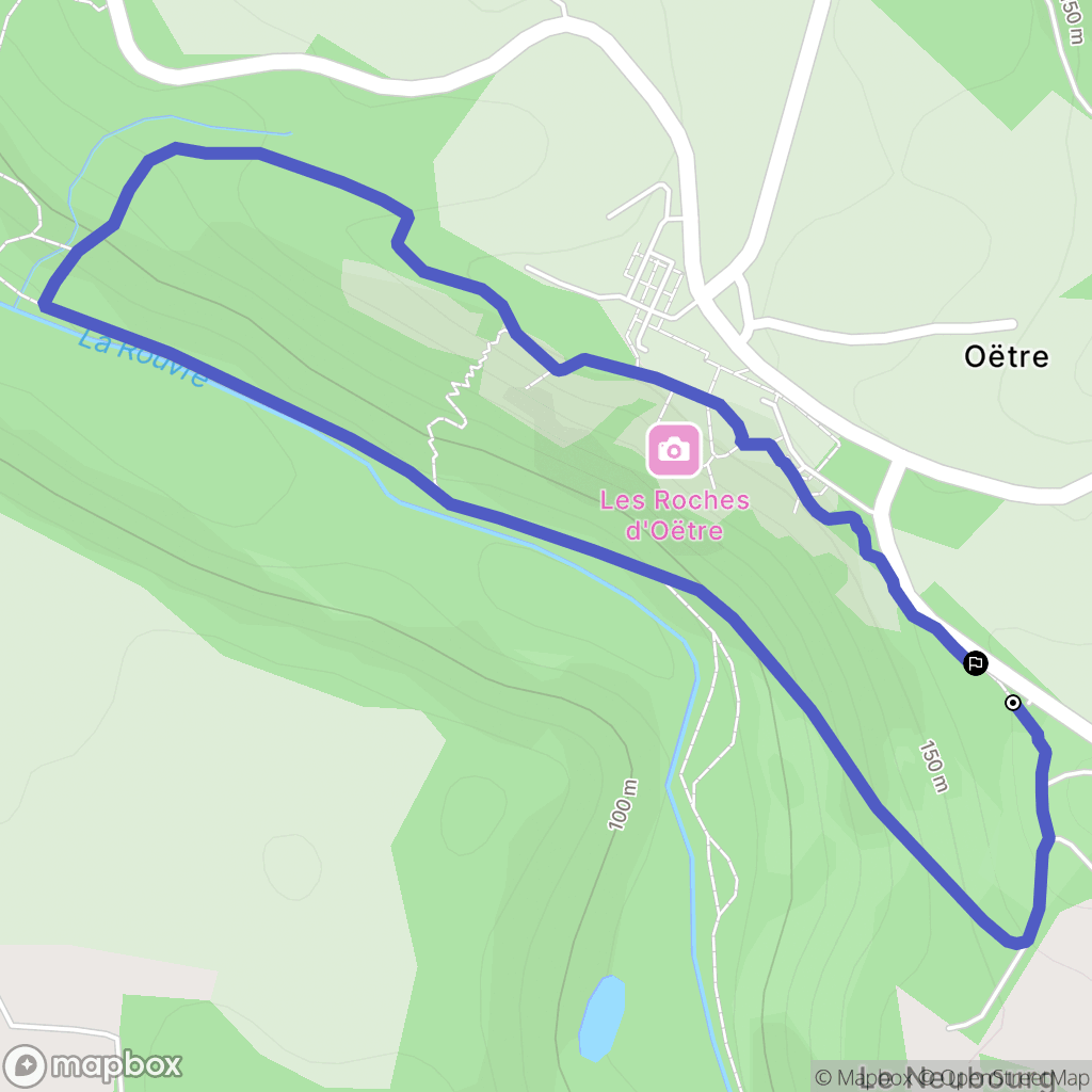Saint-Philbert-sur-Orne : carte du parcours de randonnée - France