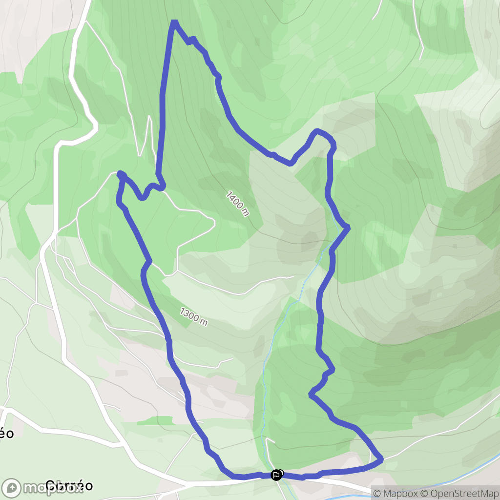 La Roche-des-Arnauds : carte du parcours de randonnée - France