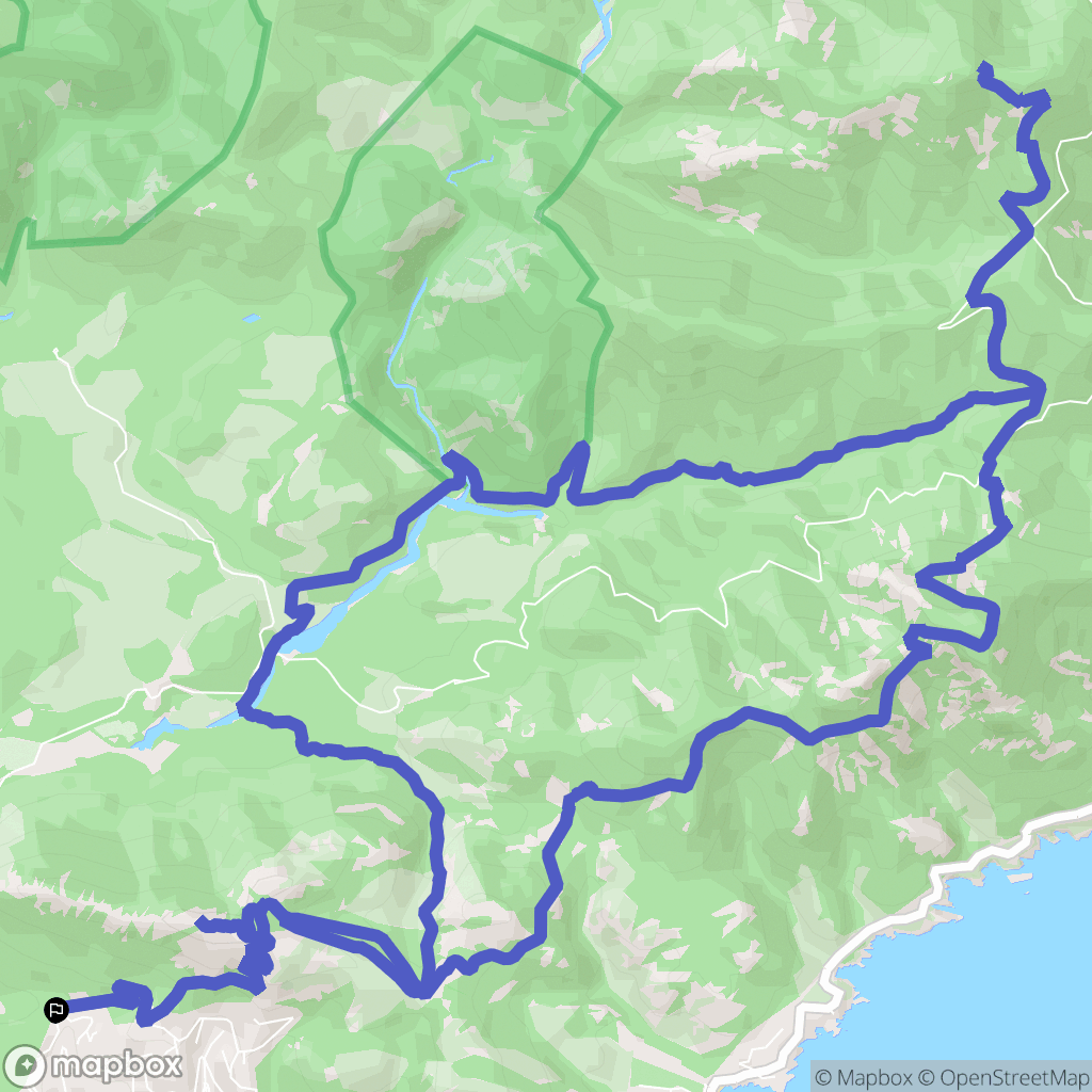 Saint-Raphaël : carte du parcours de randonnée - France