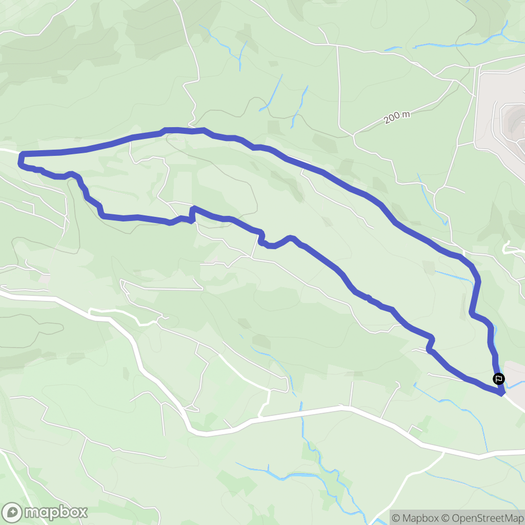 Baixas : carte du parcours de randonnée - France