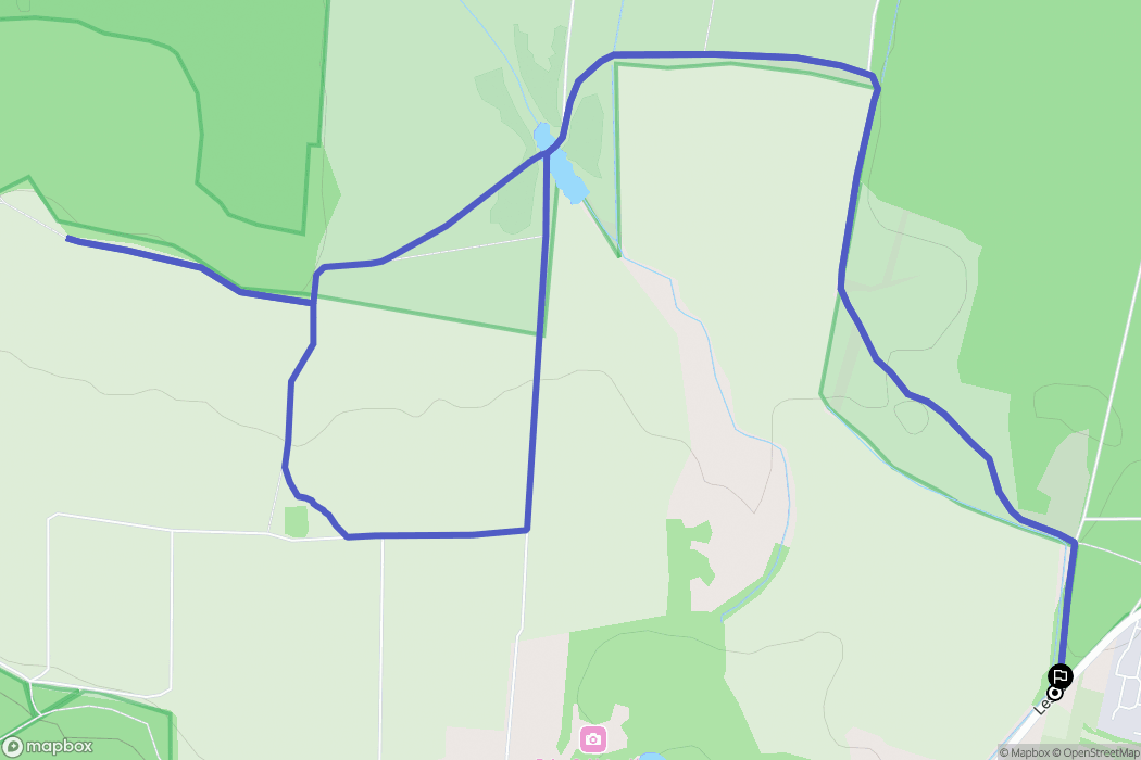 Zaborów: mapa trasy - Poland