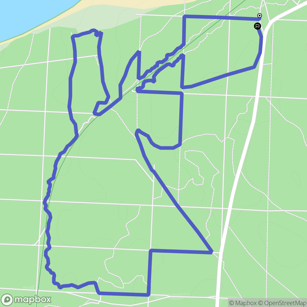La Tremblade : carte du parcours de randonnée - France