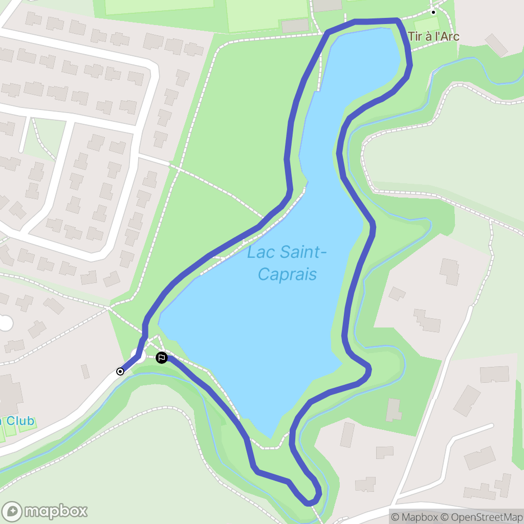 L'Union : carte du parcours de randonnée - France