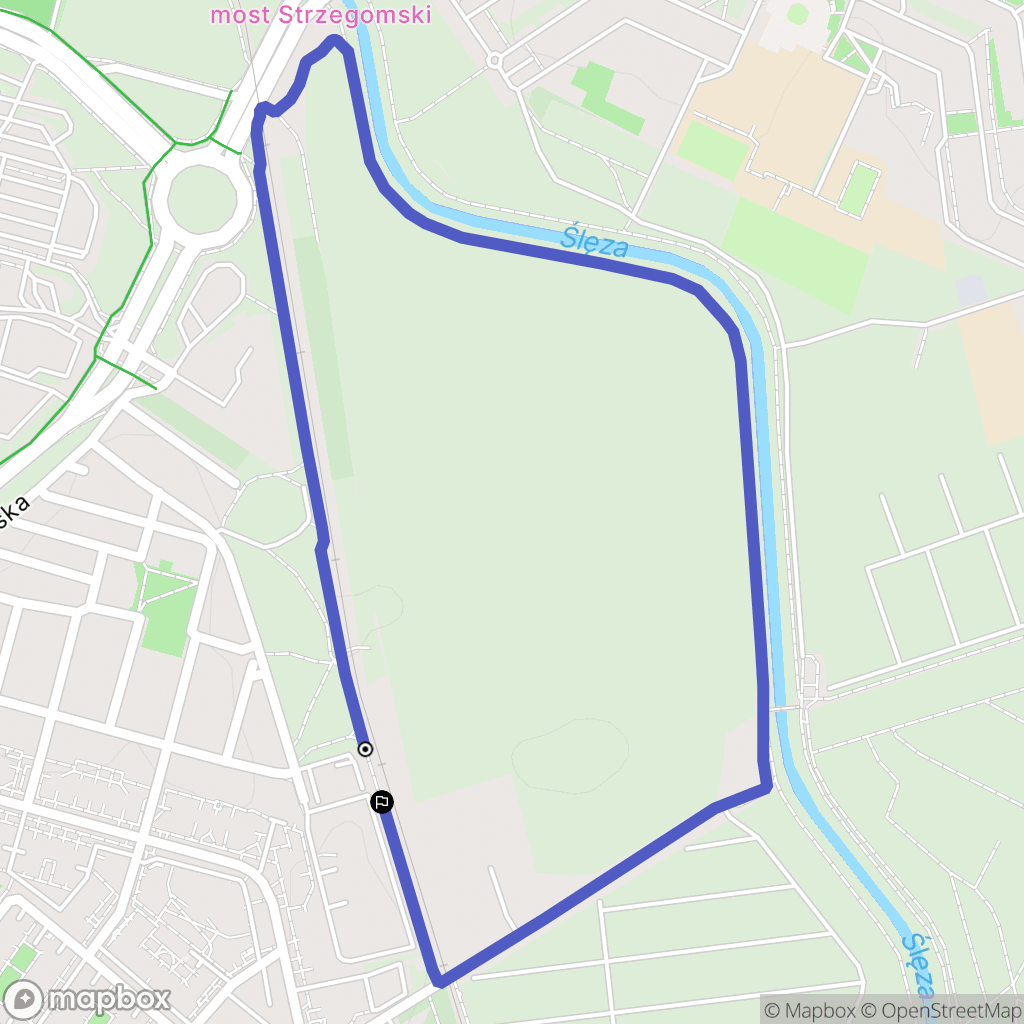 Wrocław: mapa trasy - Poland