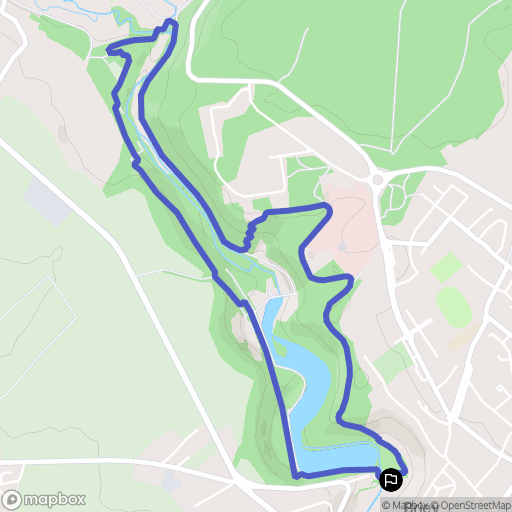 Val de Briey : carte du parcours de randonnée - France