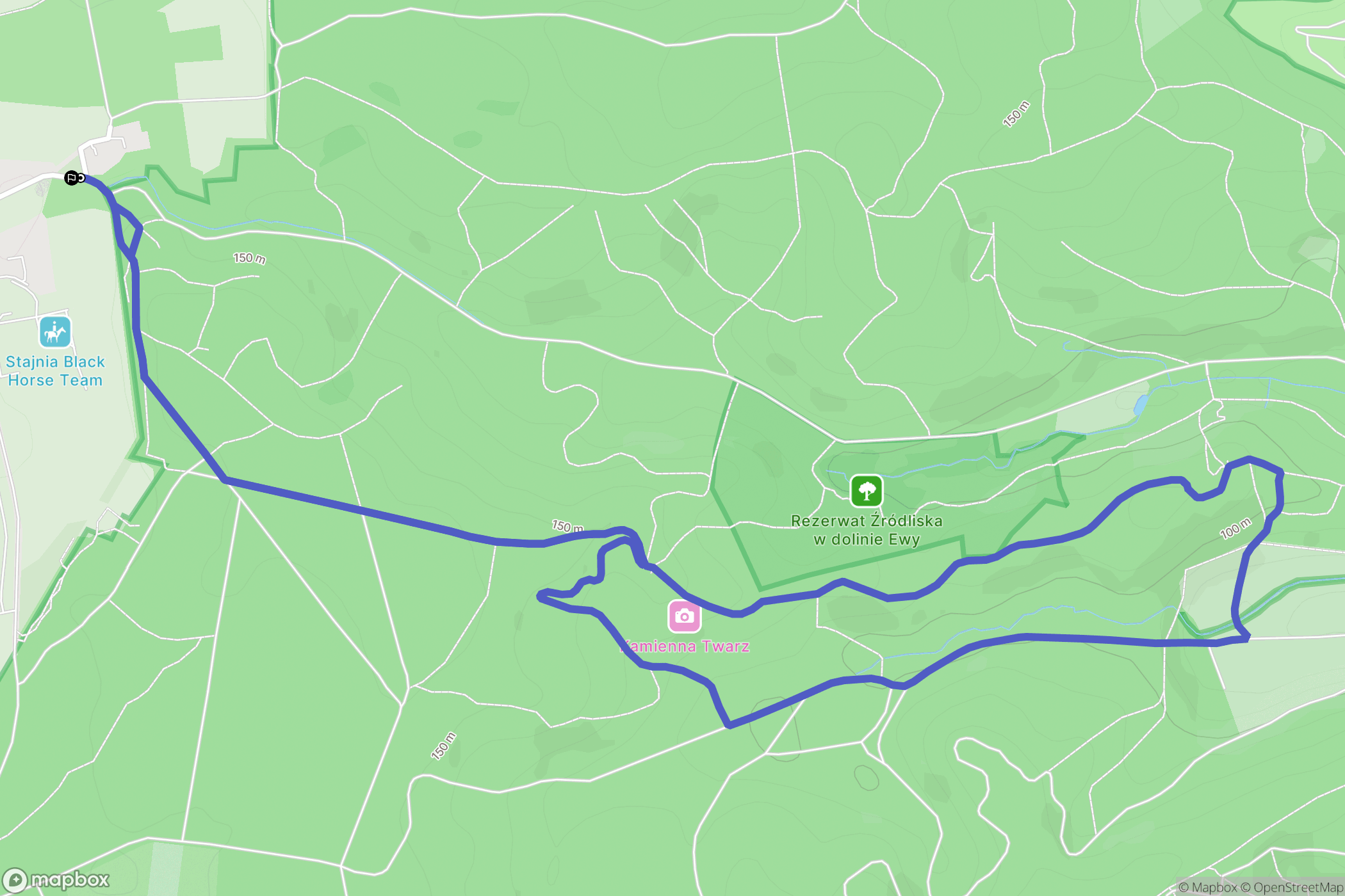 Gdańsk: mapa trasy - Poland