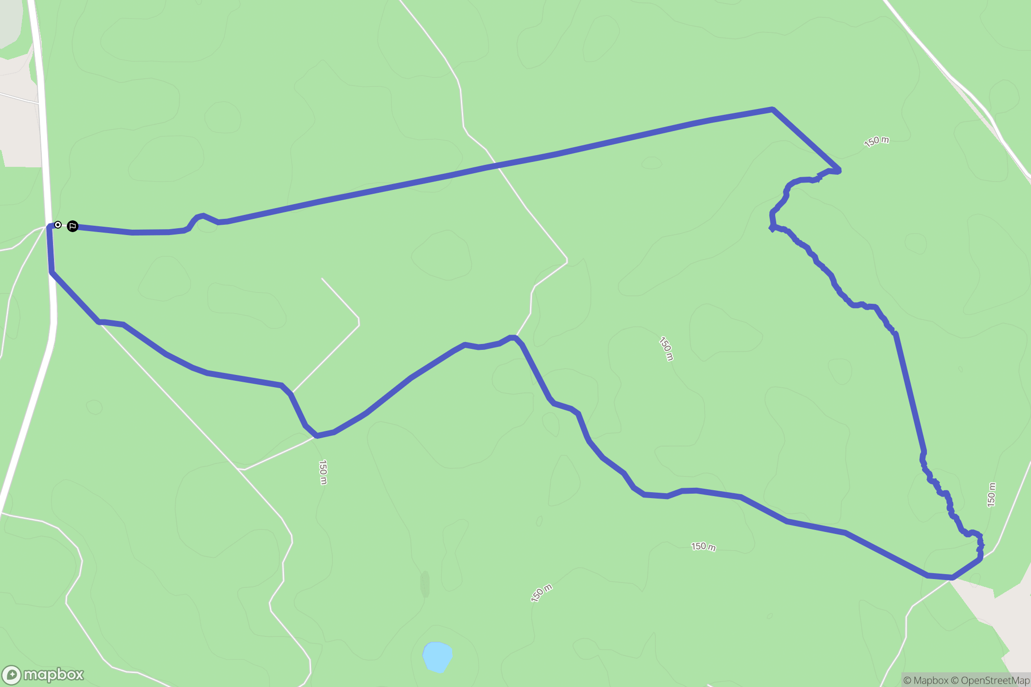 Okonek: mapa trasy - Poland