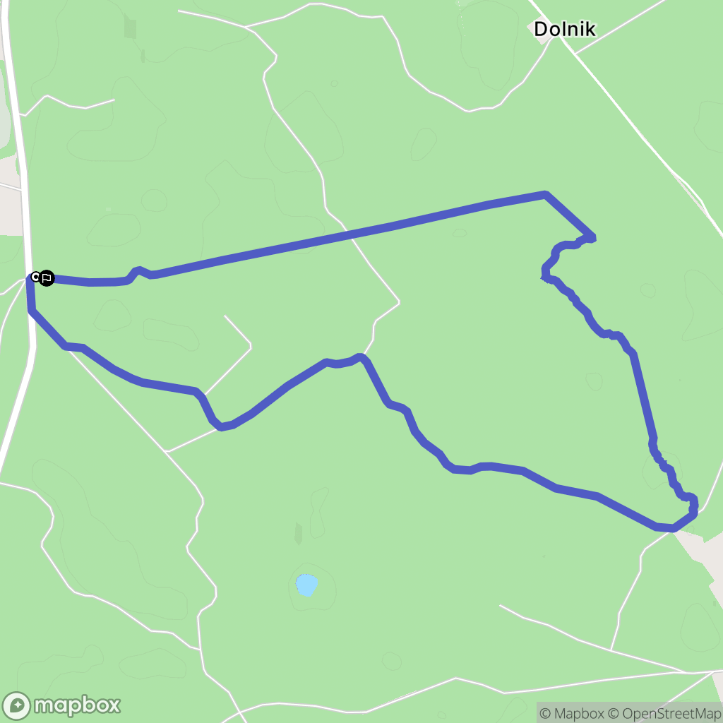 Okonek: mapa trasy - Poland