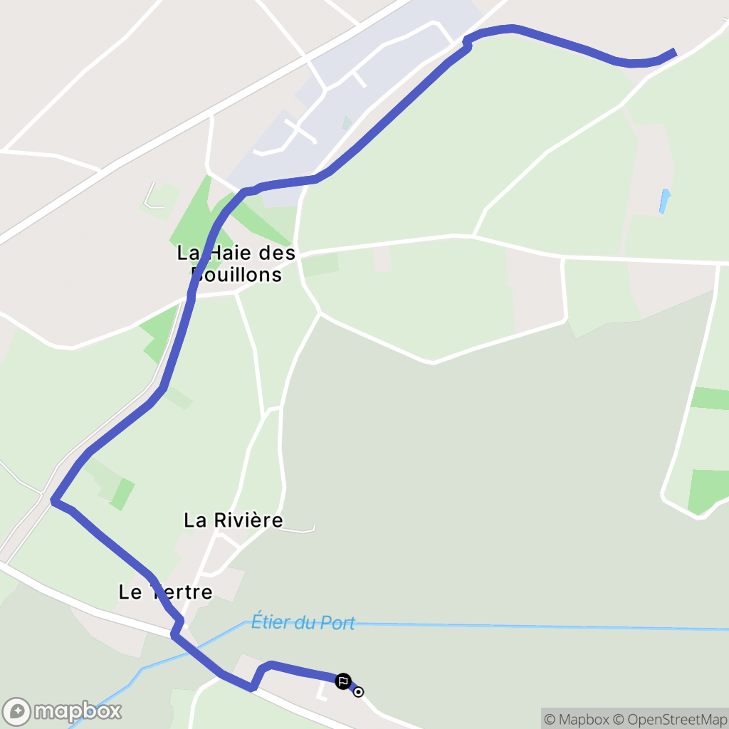 Cordemais : carte du parcours de randonnée - France