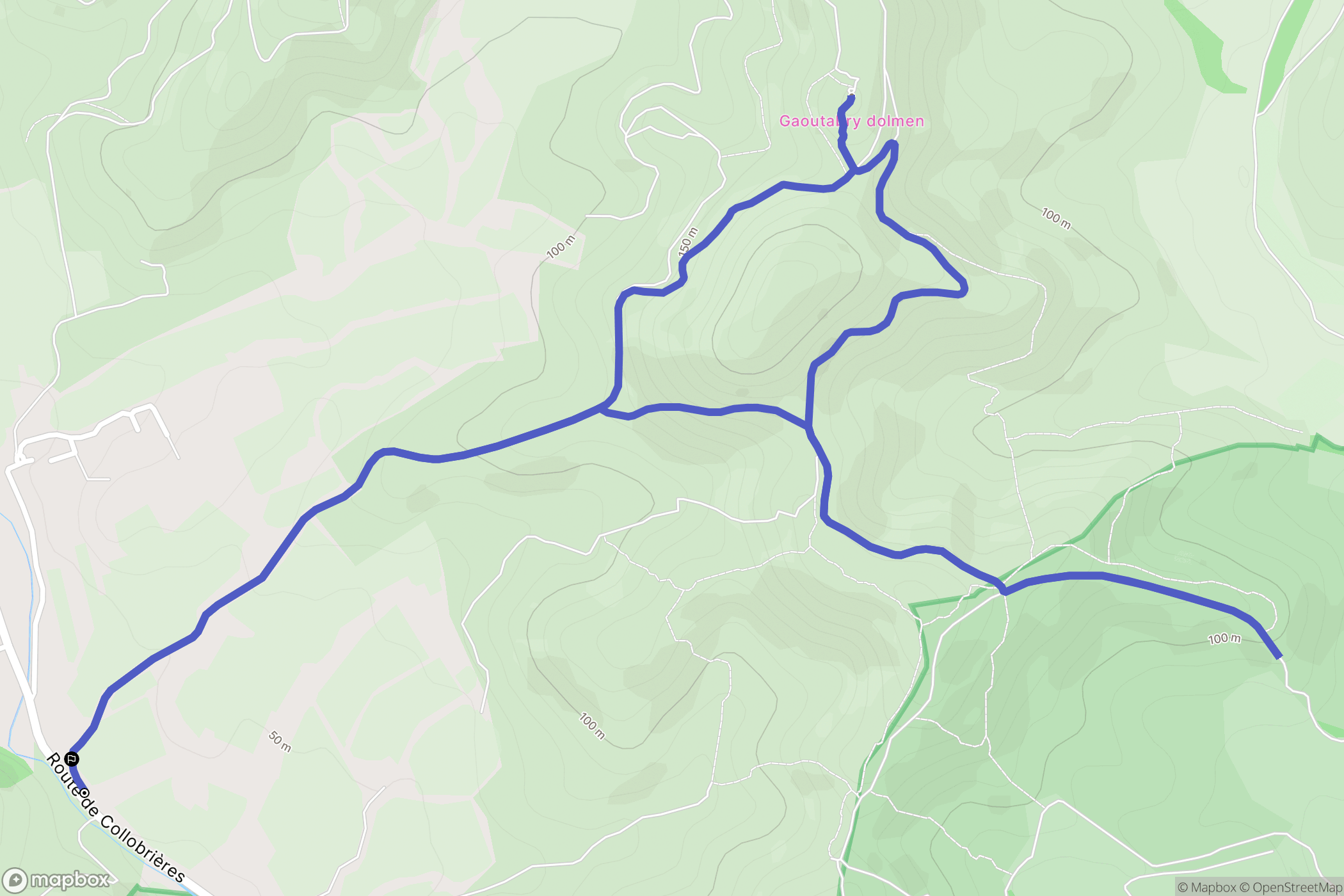 La Londe-les-Maures : carte du parcours de randonnée - France