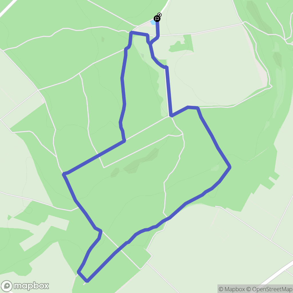 Les Granges-le-Roi : carte du parcours de randonnée - France
