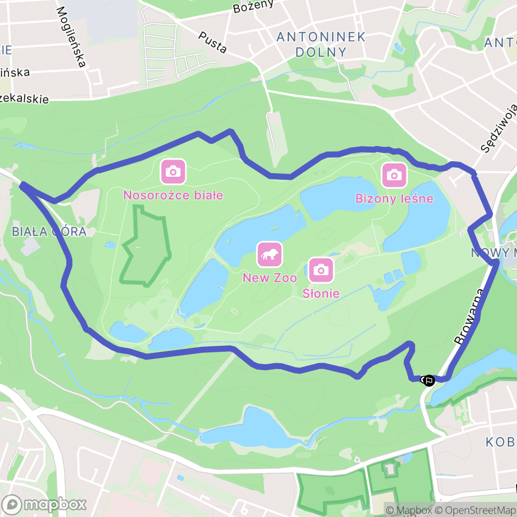 Poznań: mapa trasy - Poland