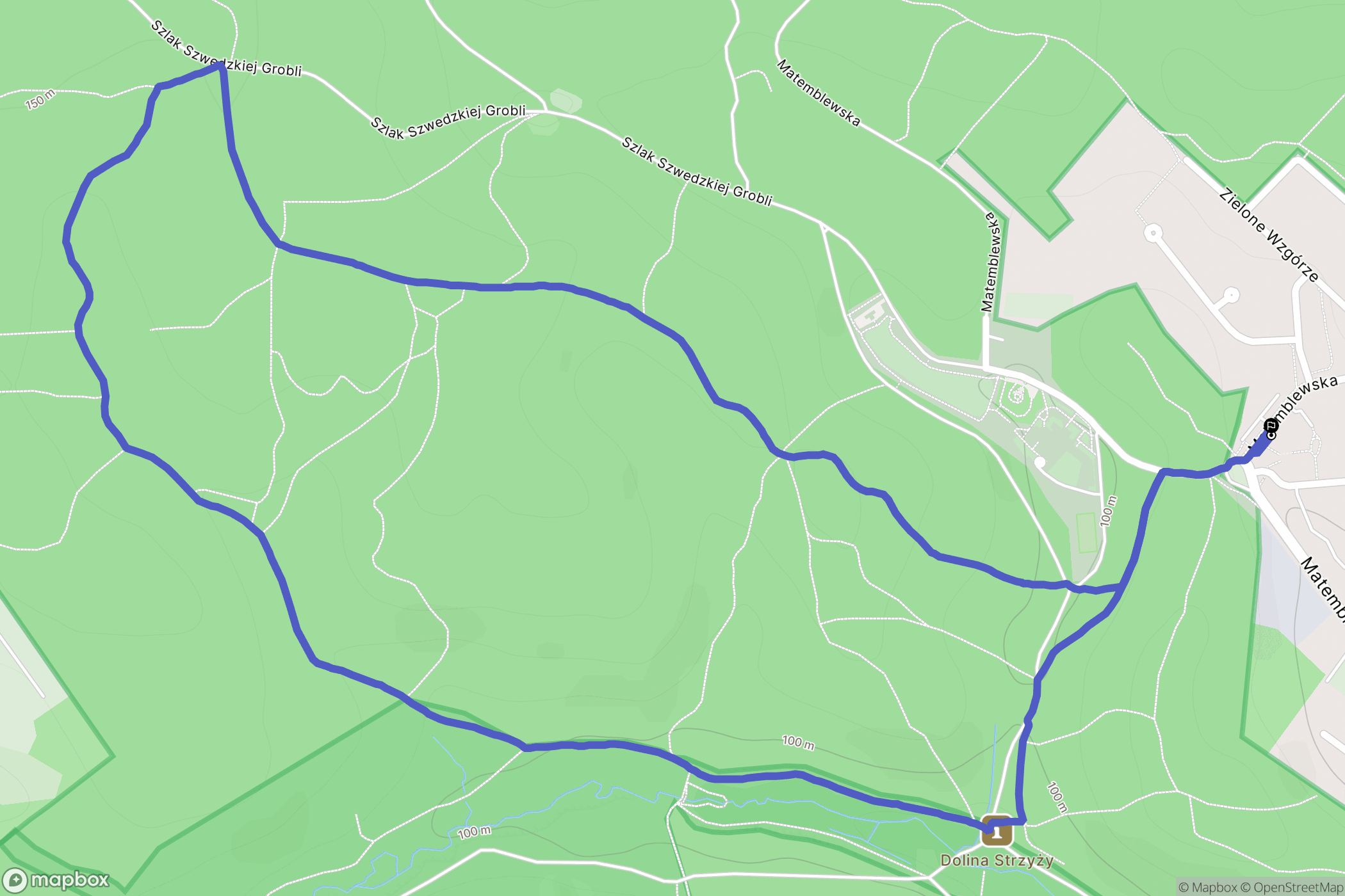 Gdańsk: mapa trasy - Poland