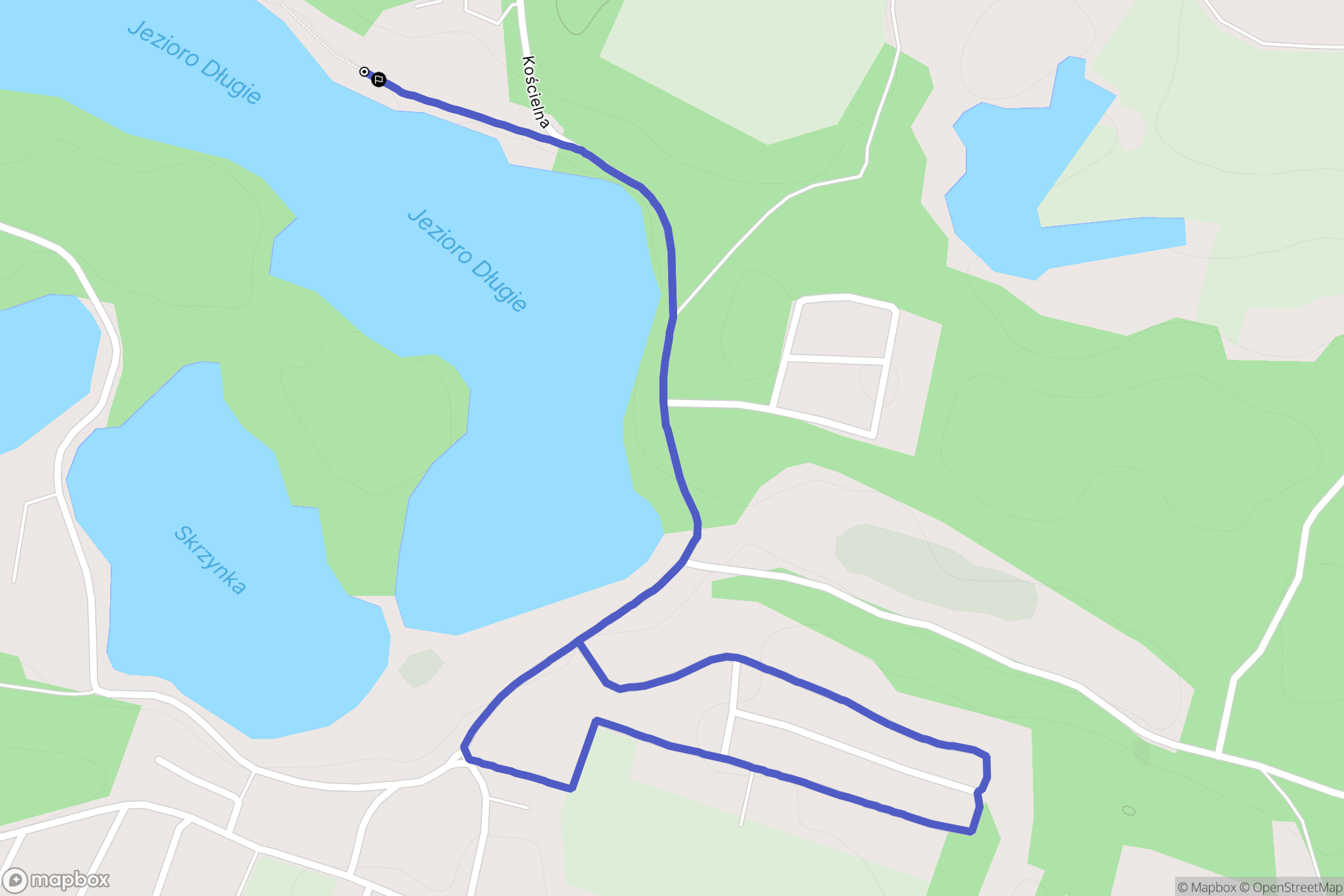 Niesiołowice: mapa trasy - Poland