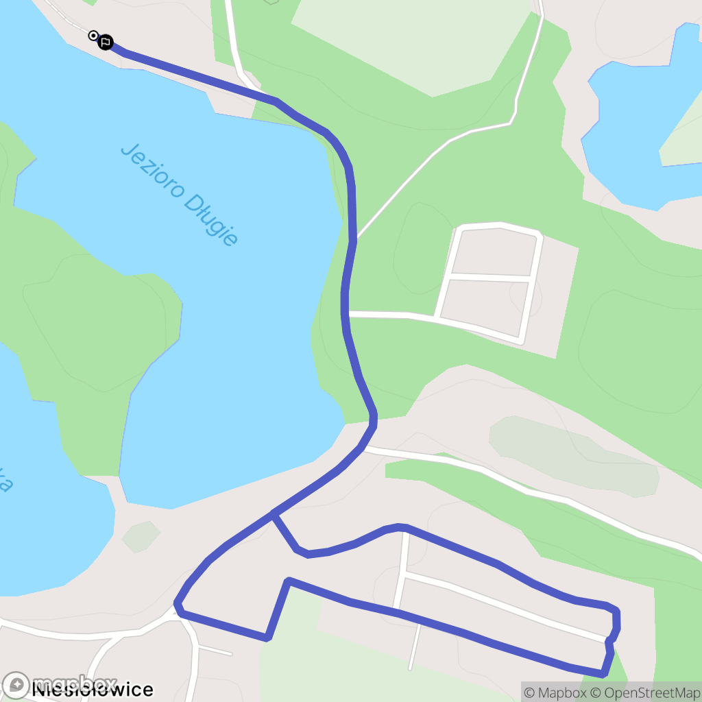 Niesiołowice: mapa trasy - Poland