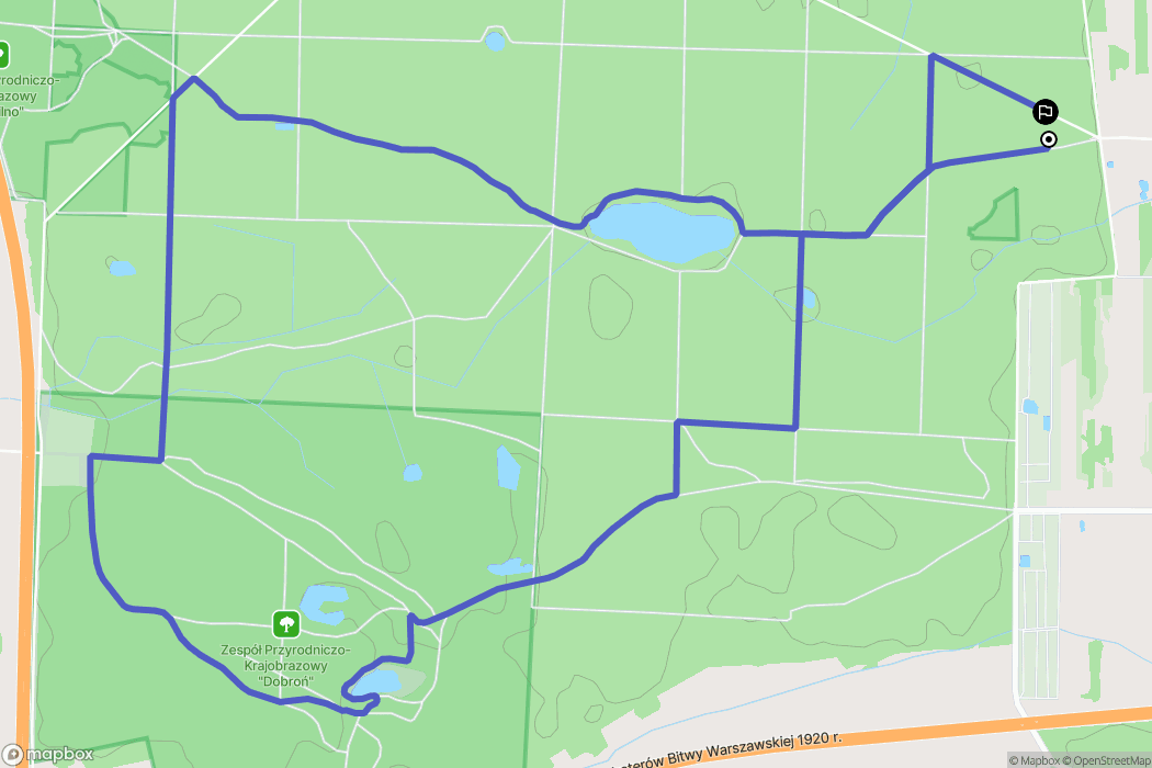 Terenin: mapa trasy - Poland