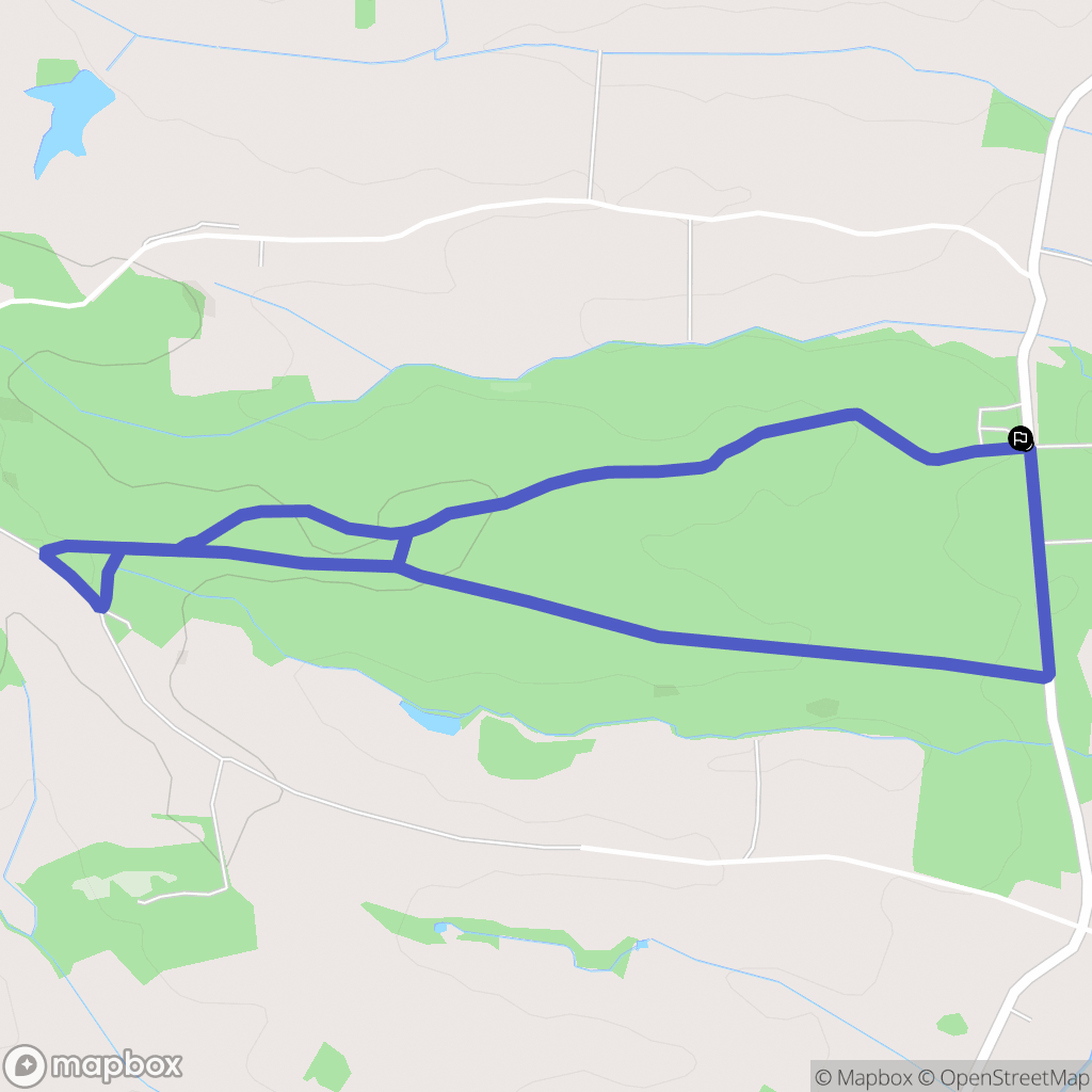 Castillon-Debats : carte du parcours de randonnée - France