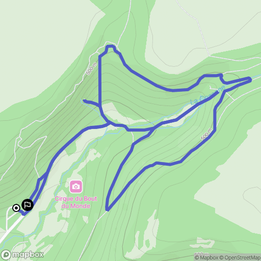 Cormot-Vauchignon : carte du parcours de randonnée - France