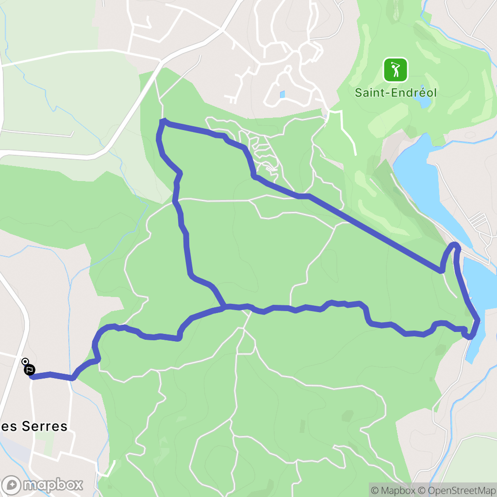 Le Muy : carte du parcours de randonnée - France