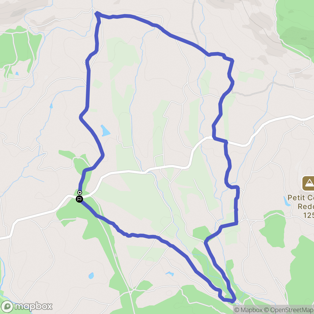 Le Muy : carte du parcours de randonnée - France
