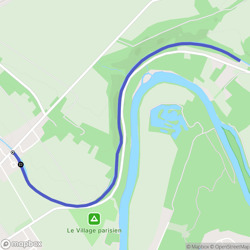 Varreddes : carte du parcours de randonnée - France