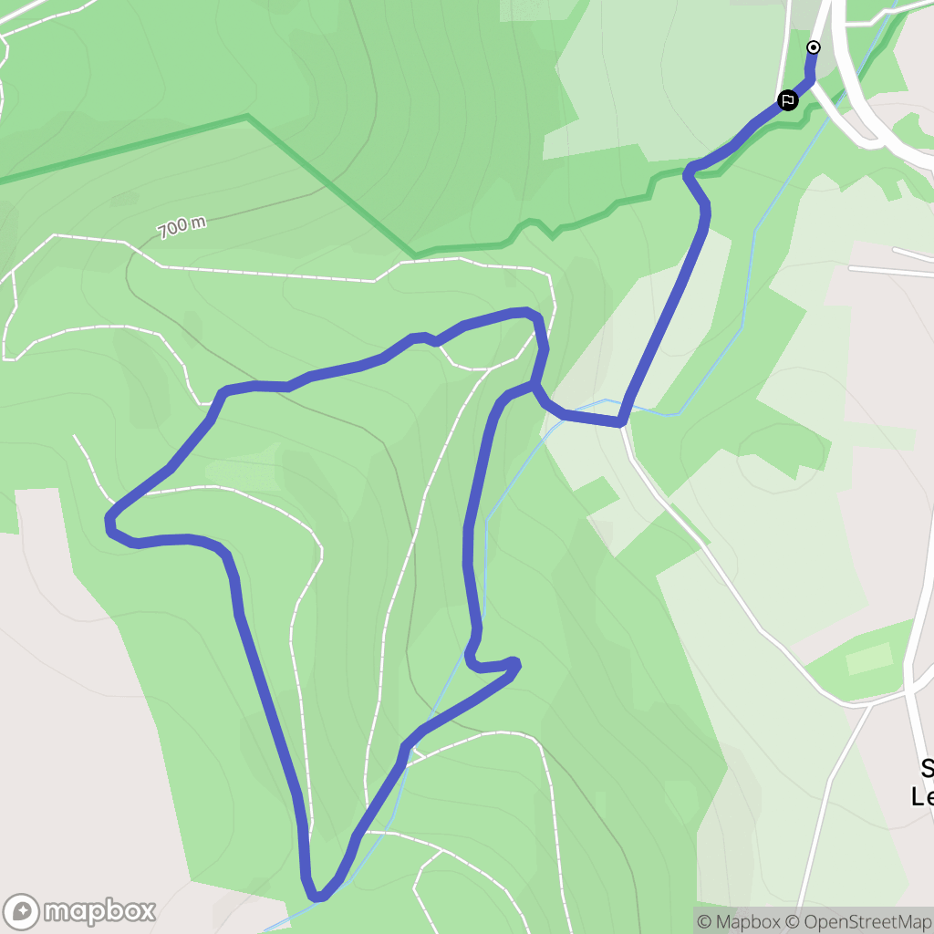 Ceyrat : carte du parcours de randonnée - France