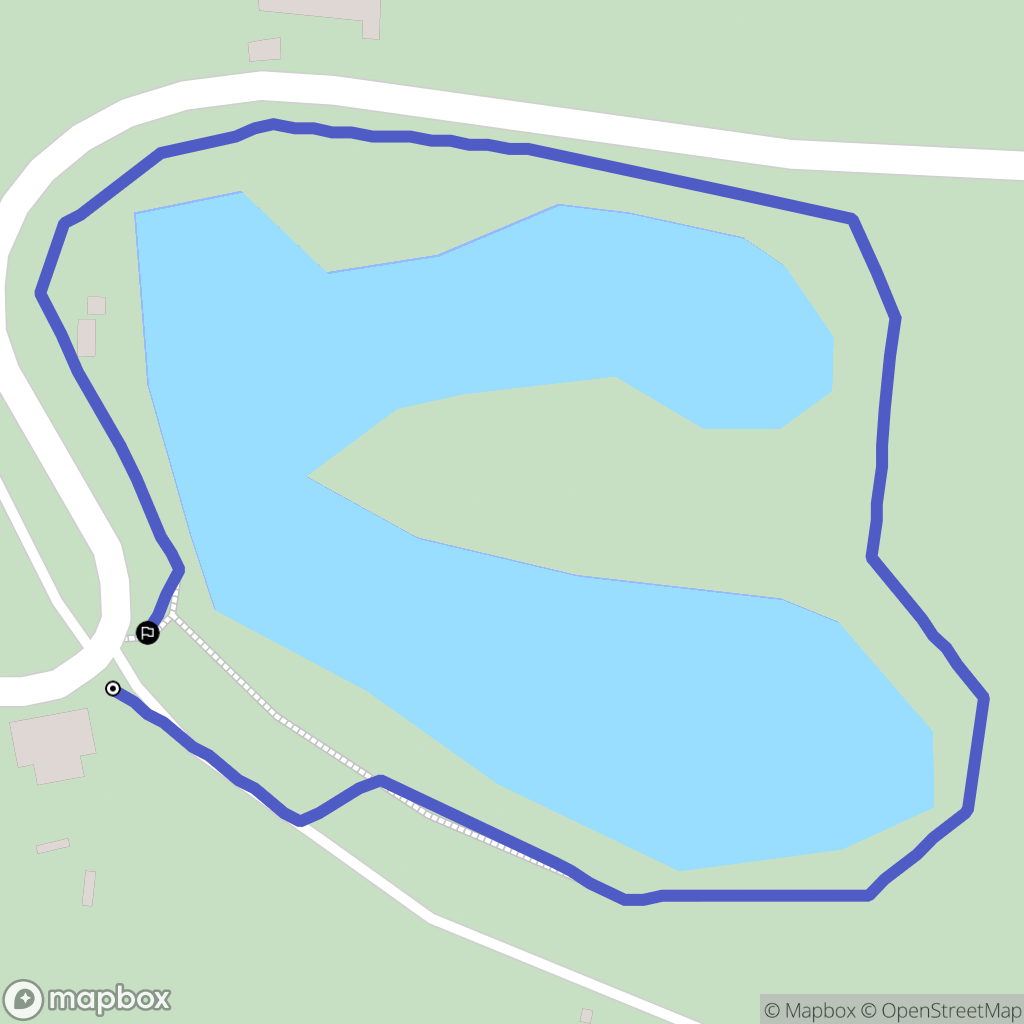Magneville : carte du parcours de randonnée - France