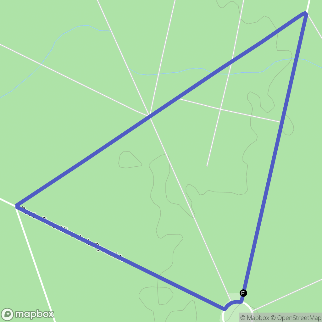 La Forestière : carte du parcours de randonnée - France