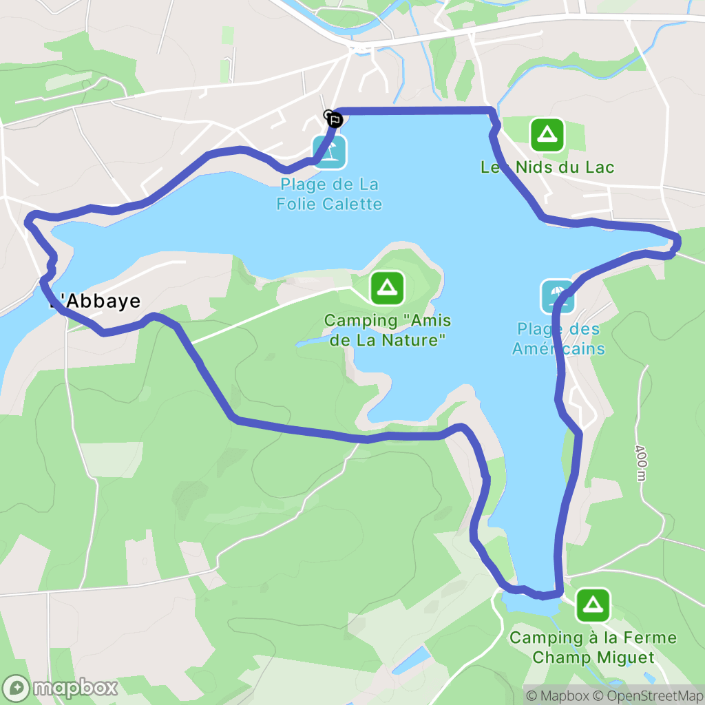 Chaumousey : carte du parcours de randonnée - France