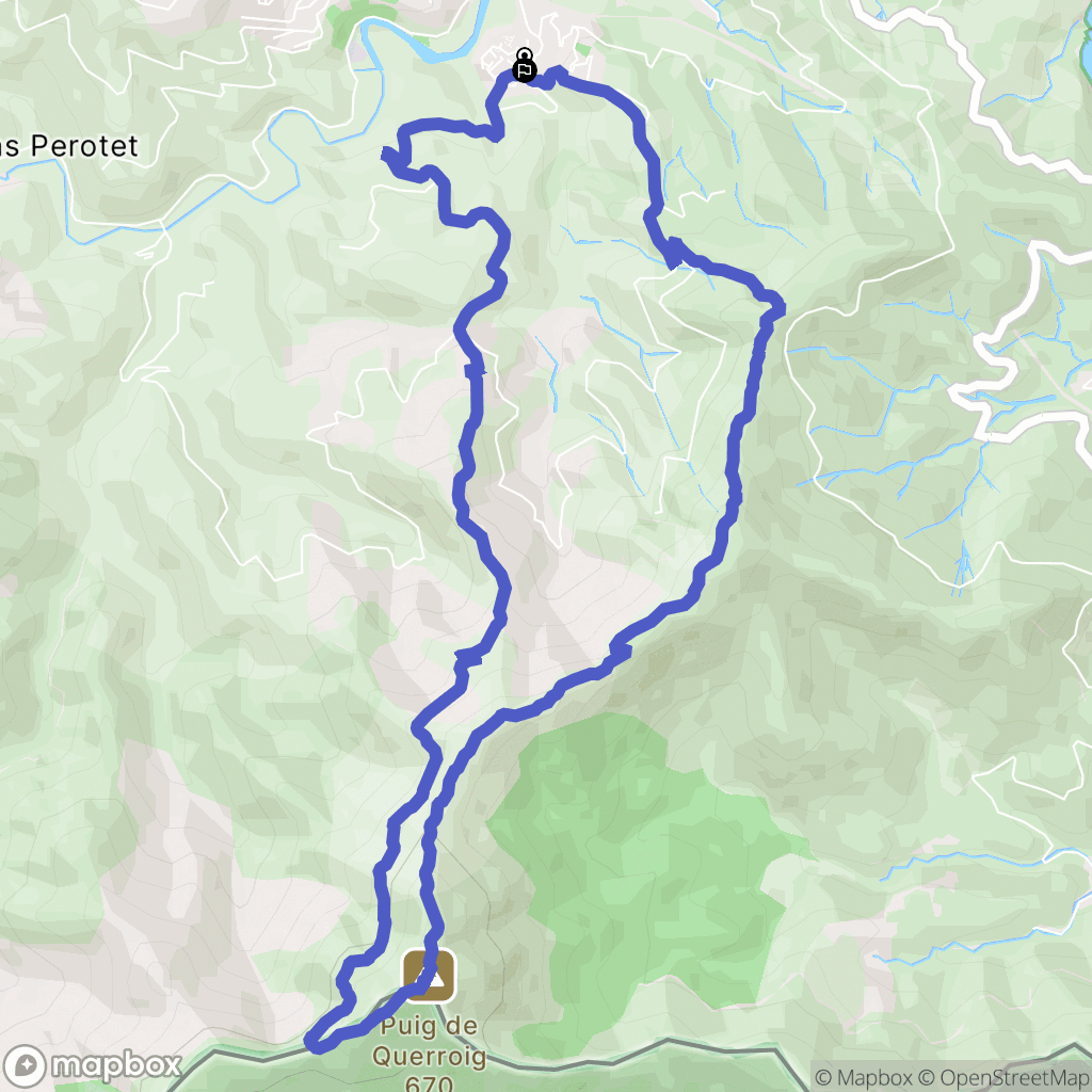 Banyuls-sur-Mer : carte du parcours de randonnée - France