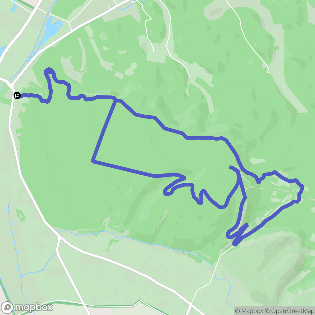 Tarascon : carte du parcours de randonnée - France