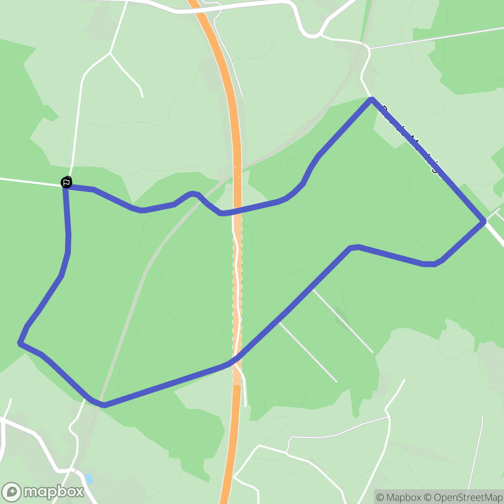 Condette : carte du parcours de randonnée - France